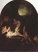 REMBRANDT Harmenszoon van Rijn The Descent from the Cross (mk33) France oil painting artist